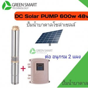ปั๊มซับเมิร์ส DC บัสเลส 600W 48V+กล่องควบคุม