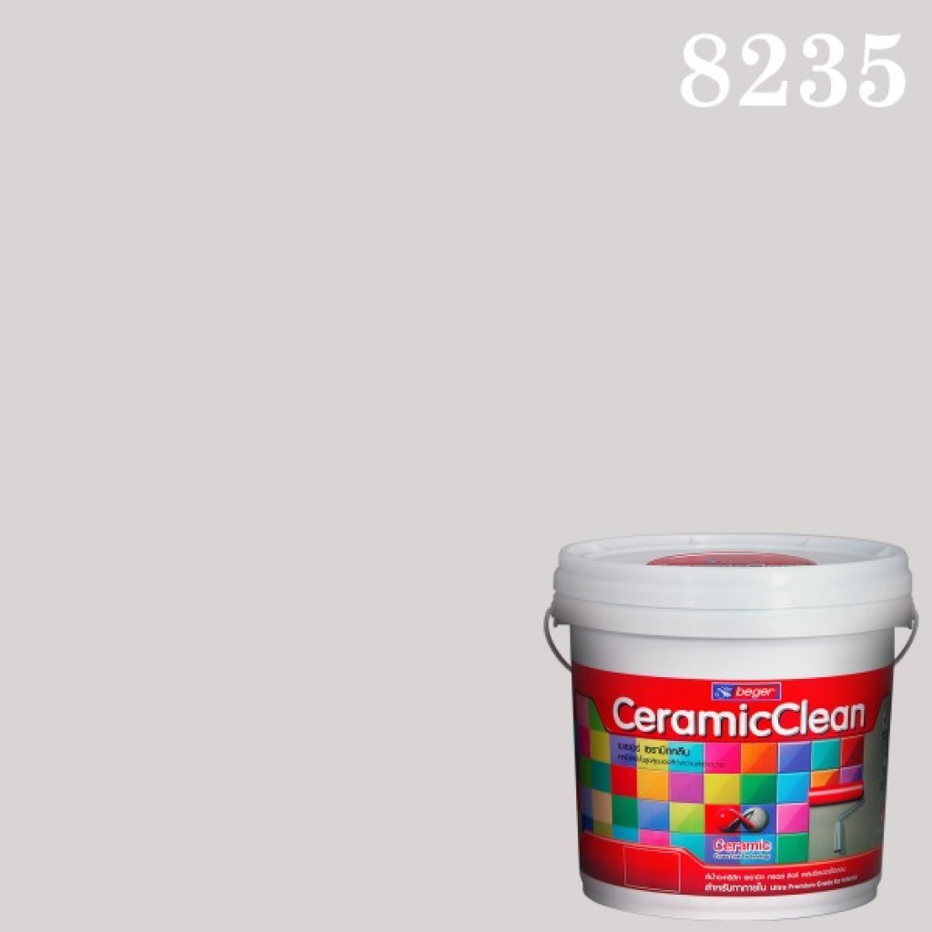 เบเยอร์เซรามิกคลีน สีน้ำอะครีลิก ทาฝ้า ชนิดด้าน 8235