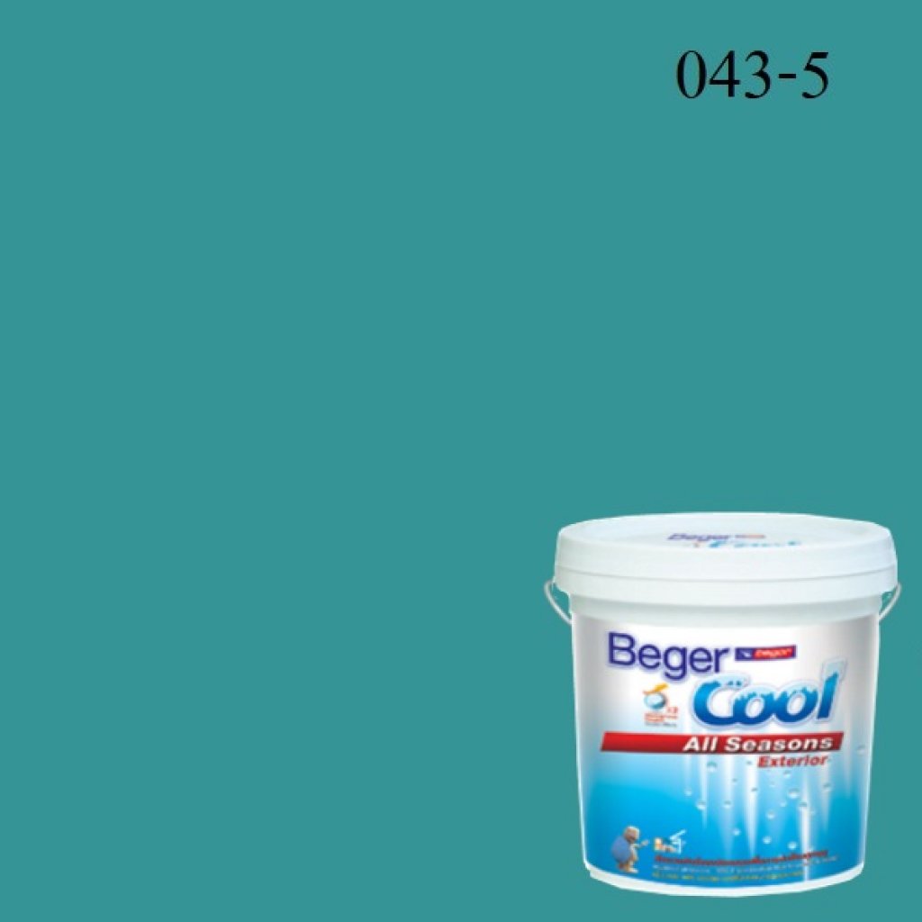 Beger Cool All Seasons สีน้ำอะครีลิก ภายนอก 043-5