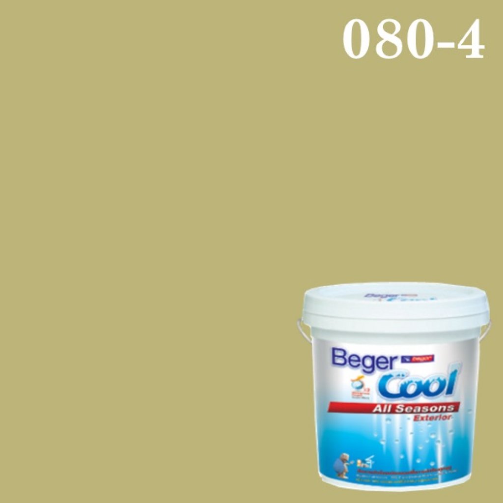 Beger Cool สีน้ำอะครีลิก ภายนอก SCP 080-4