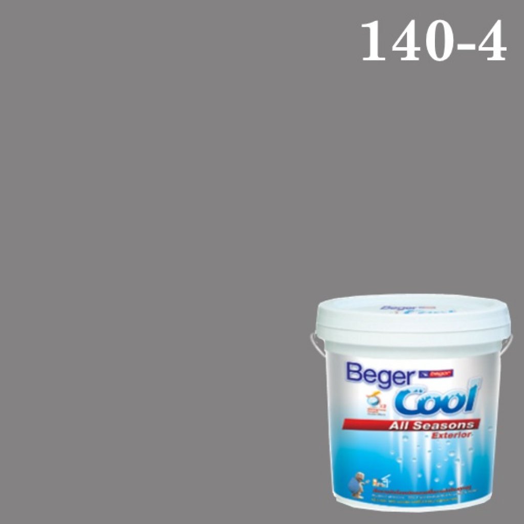 Beger Cool All Seasons สีน้ำอะครีลิก ภายนอก 140-4