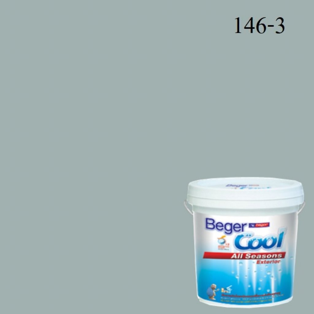 Beger Cool All Seasons สีน้ำอะครีลิก ภายนอก 146-3