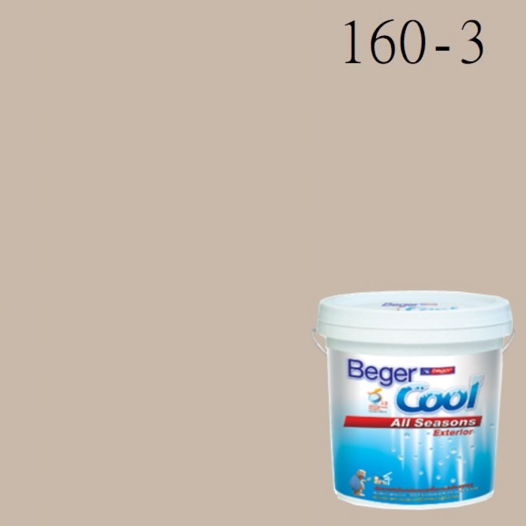 Beger Cool All Seasons สีน้ำอะครีลิก ภายนอก 160-3