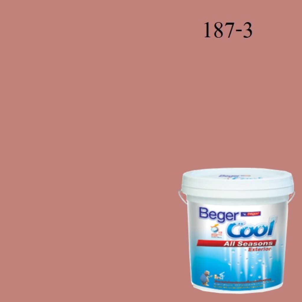 Beger Cool All Seasons สีน้ำอะครีลิก ภายนอก SCP 187-3