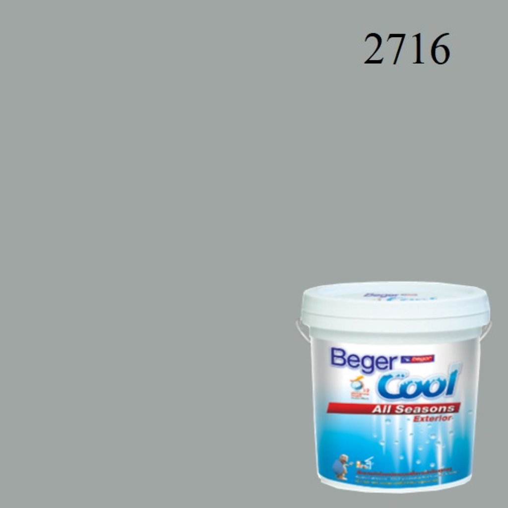 Beger Cool All Seasons สีน้ำอะครีลิก ภายนอก 2716