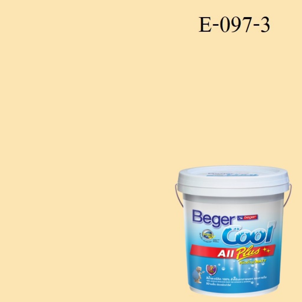 สีน้ำอะครีลิกภายนอก E-097-3 Beger Cool All Plus Lemon Basil