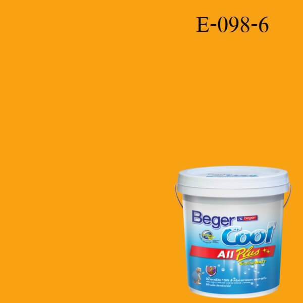 สีน้ำอะครีลิกภายนอก E-098-6 Beger Cool All Plus Plenty of Sunshine