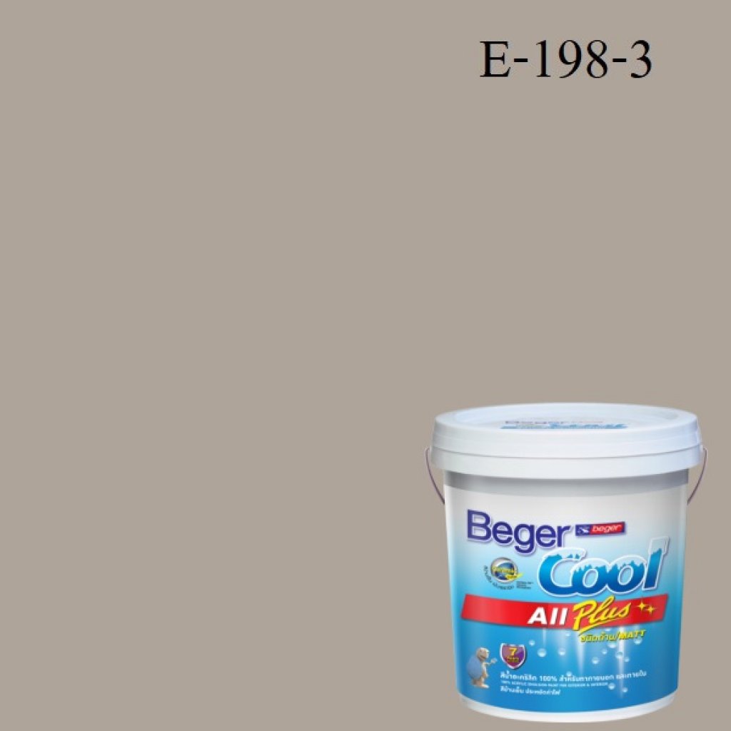 Beger Cool All Plus สีน้ำอะครีลิก ภายนอก E-198-3