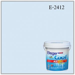 สีน้ำอะครีลิกภายนอก E-2412 Beger Cool All Plus Vase Blue