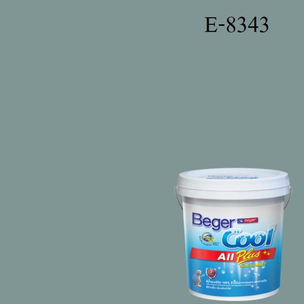 Beger Cool All Plus สีน้ำอะครีลิก ภายนอก E-8343