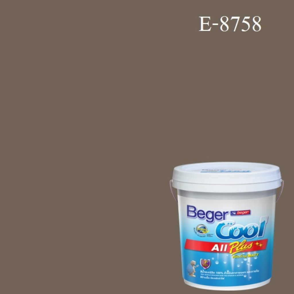 Beger Cool All Plus สีน้ำอะครีลิก ภายนอก E-8758