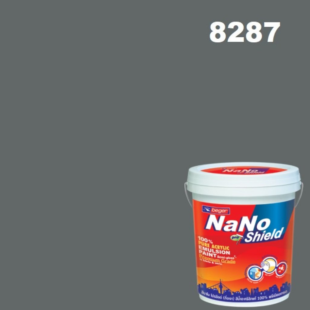 นาโนโปรชิลด์ สีน้ำอะครีลิก 8287 (Grafton Grey)