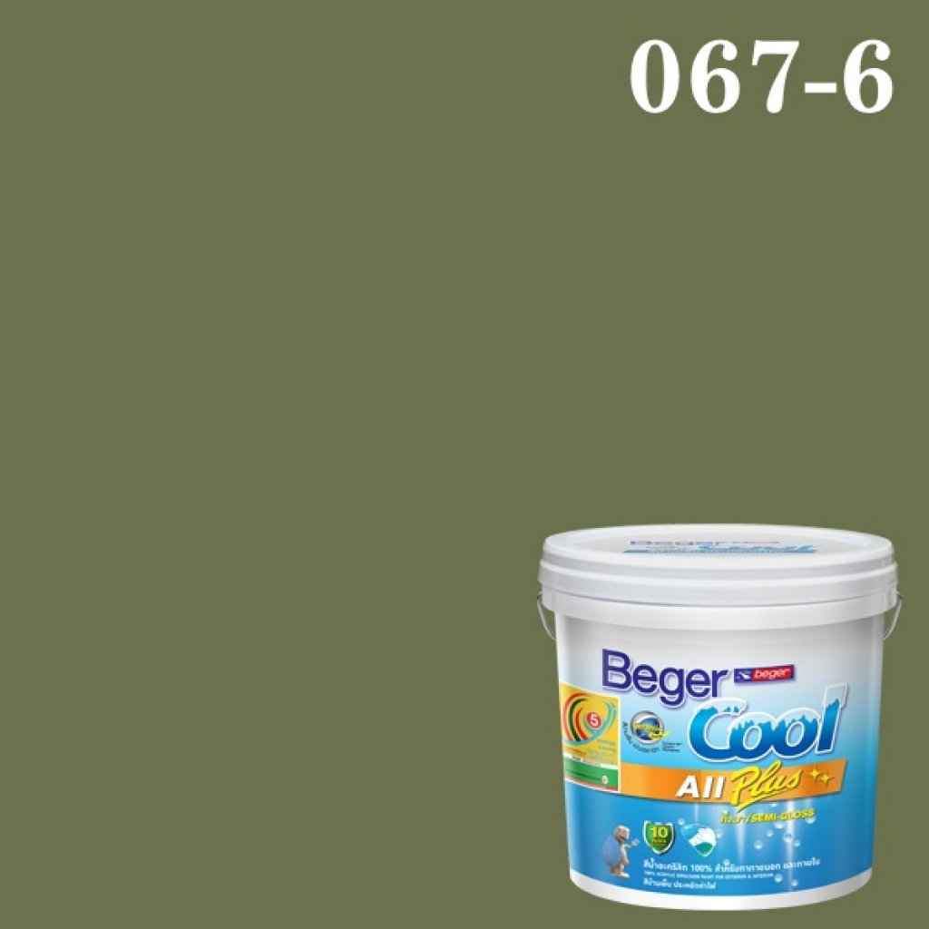 เบเยอร์คูล ออลพลัส สีน้ำอะครีลิก กึ่งเงา 067-6 Natura