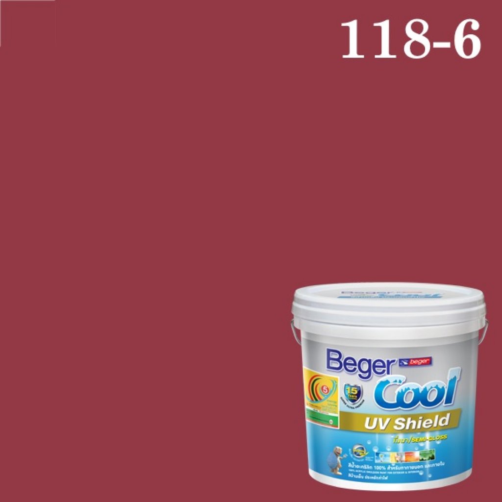 Beger Cool UV Shield 118-6GT Wishful Wisteria 18.925 ลิตร
