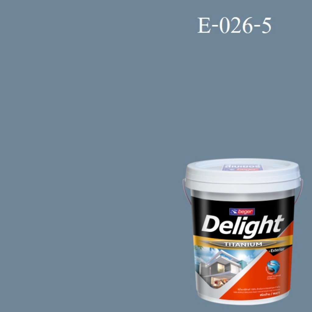 ดีไลท์ สีน้ำอะครีลิก ภายนอก E-026-5 (Seaside Reflections)