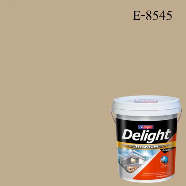 สีน้ำอะครีลิก ภายนอก E-8545 ดีไลท์ Brittany Beige