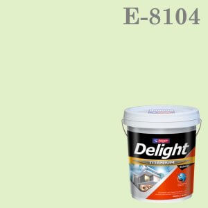 ดีไลท์ สีน้ำอะครีลิก ภายนอก E-8104 (Honey Dew)