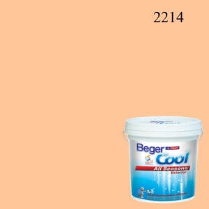 Beger Cool All Seasons สีน้ำอะครีลิก ภายนอก 2214