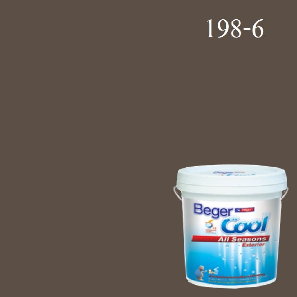 Beger Cool All Seasons สีน้ำอะครีลิก ภายนอก 198-6
