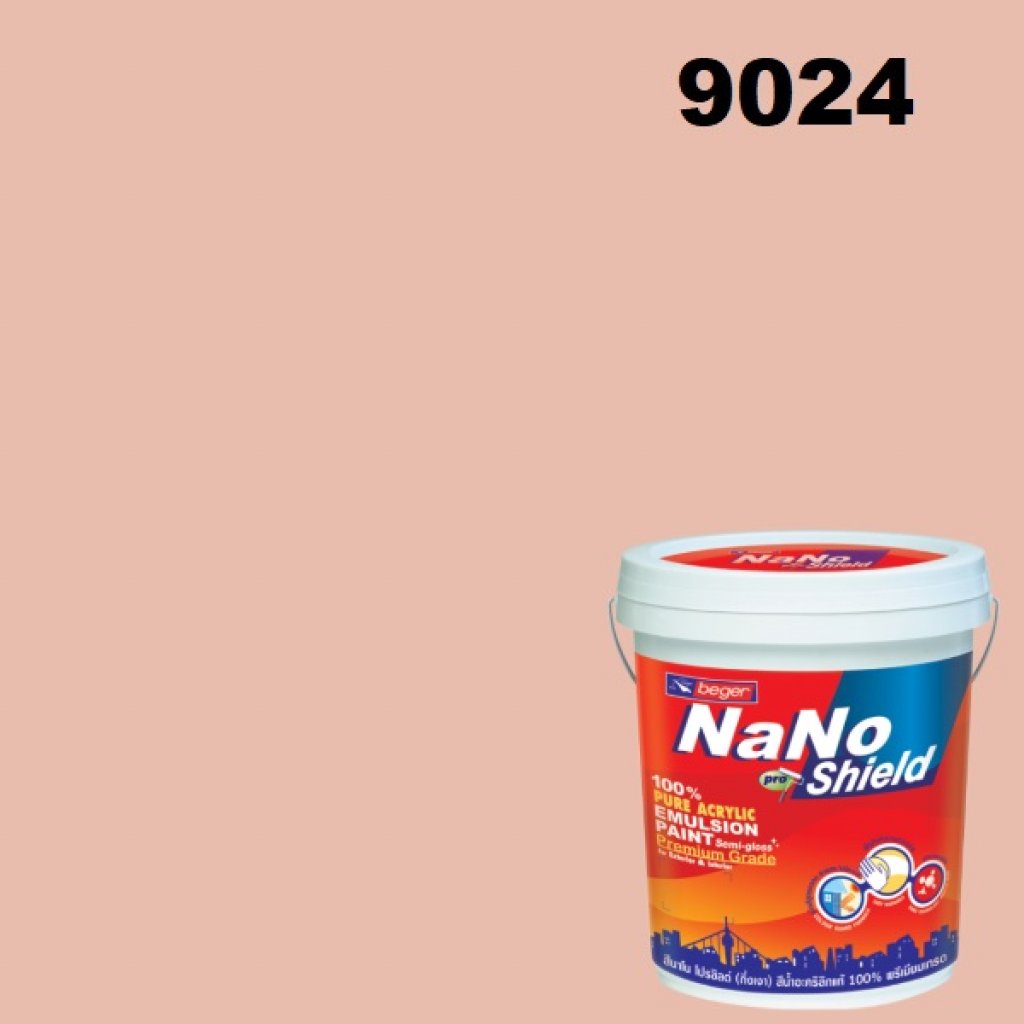 สีน้ำอะครีลิกนาโนโปรชิลด์ 9024 (Peach Beach)