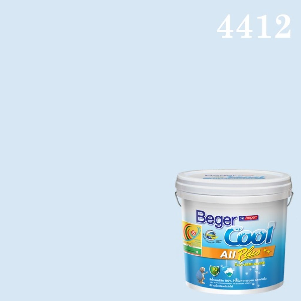 เบเยอร์คูล ออลพลัส กึ่งเงา สีน้ำอะครีลิกกึ่งเงา 4412 Vase Blue
