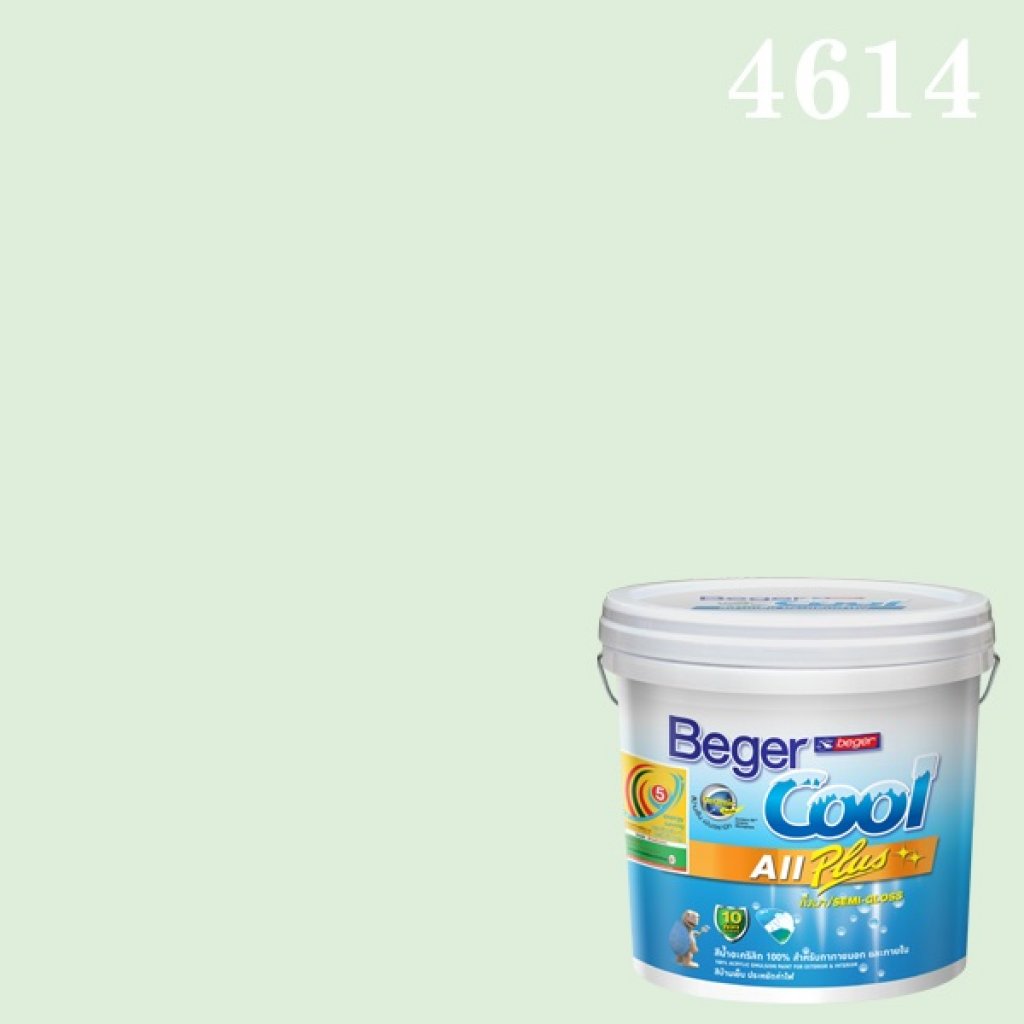 เบเยอร์คูล ออลพลัส กึ่งเงา สีน้ำอะครีลิกกึ่งเงา 4614 Celadon