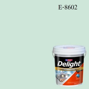 ดีไลท์ สีน้ำอะครีลิก ภายนอก E-8602 คริสตัล กรีน
