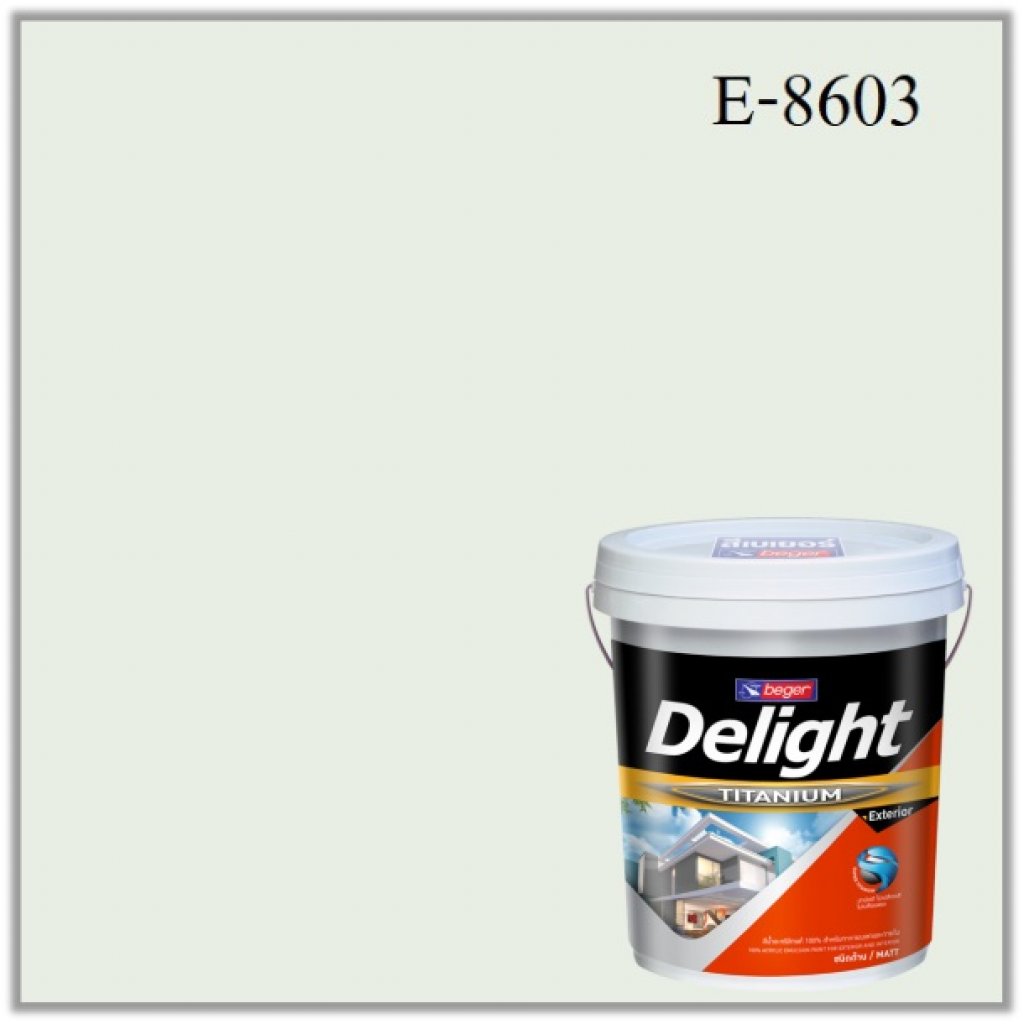 สีน้ำอะครีลิก ภายนอก E-8603 ดีไลท์ วินเทอร์กรีน