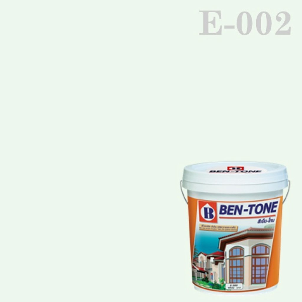 สีน้ำพลาสติก ภายนอก E-002 เบนโทน APPLE WHITE