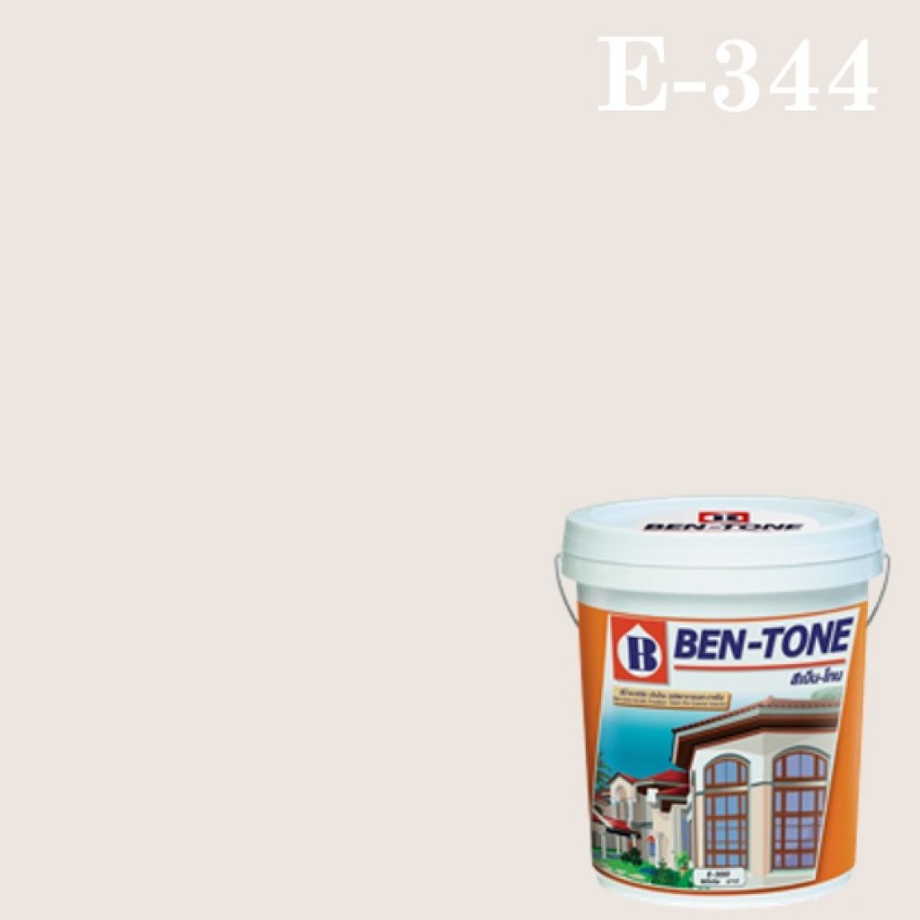 เบนโทน สีน้ำพลาสติก ภายนอก E-344 Violet White