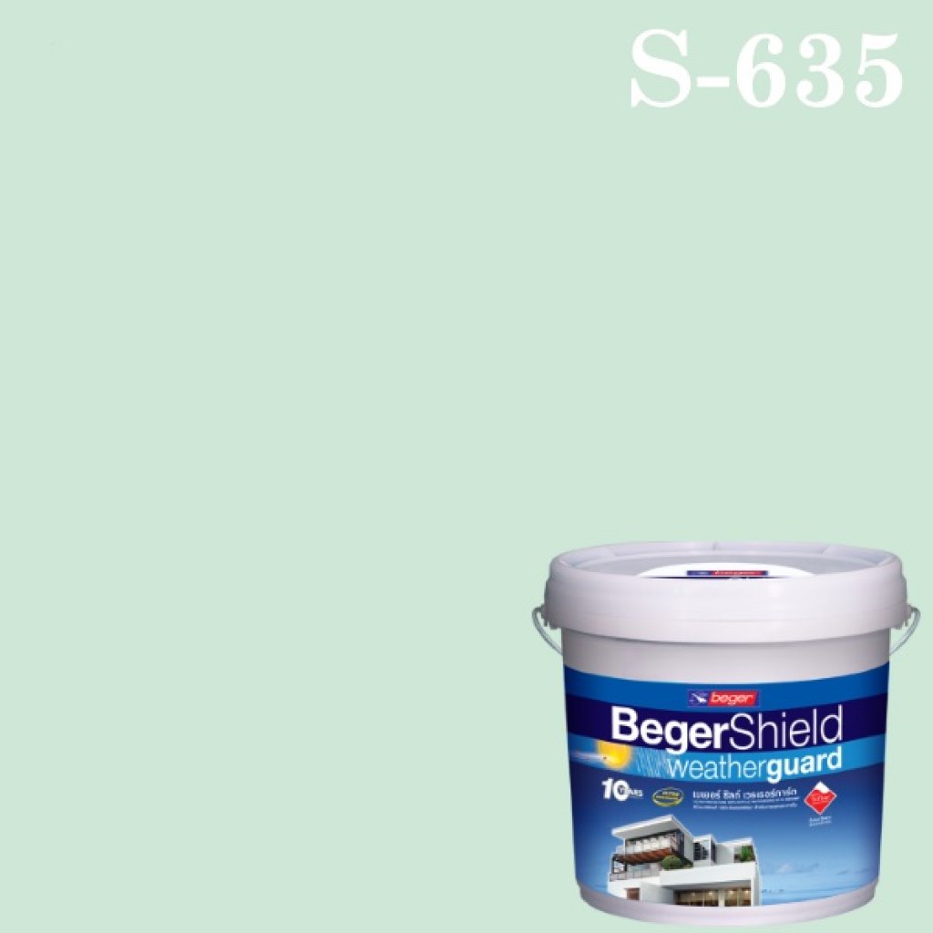 สีน้ำอะครีลิก S-635 เบเยอร์ชิลด์ กึ่งเงากึ่งด้าน Soft Mint