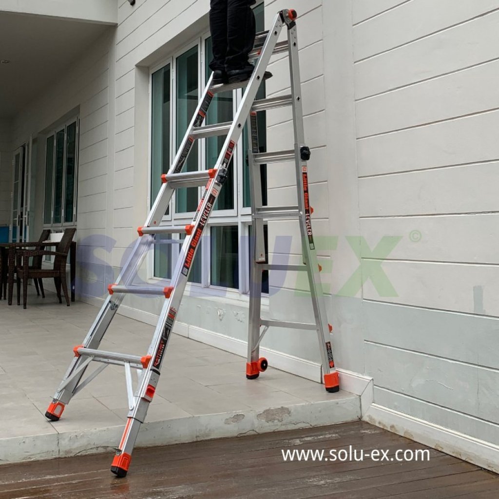บันไดอลูมิเนียม ทรงเอ LITTLE GIANT รุ่น LEVELER M17