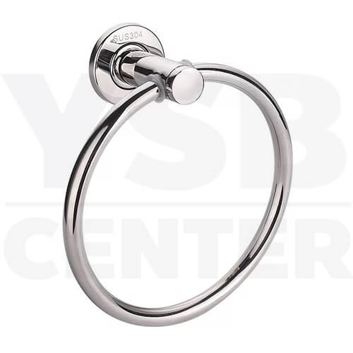 ห่วงแขวนผ้าแบบเจาะผนังฐานกลม รุ่น C1M054-SUS304-859 - Image 4