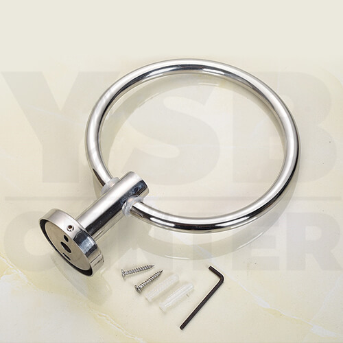 CASSA ห่วงแขวนผ้าแบบเจาะผนังฐานกลม รุ่น C250-SUS304-859