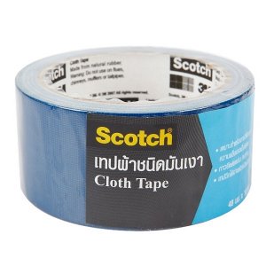 เทปผ้า ชนิดมันเงา 48 มม.x10 หลา