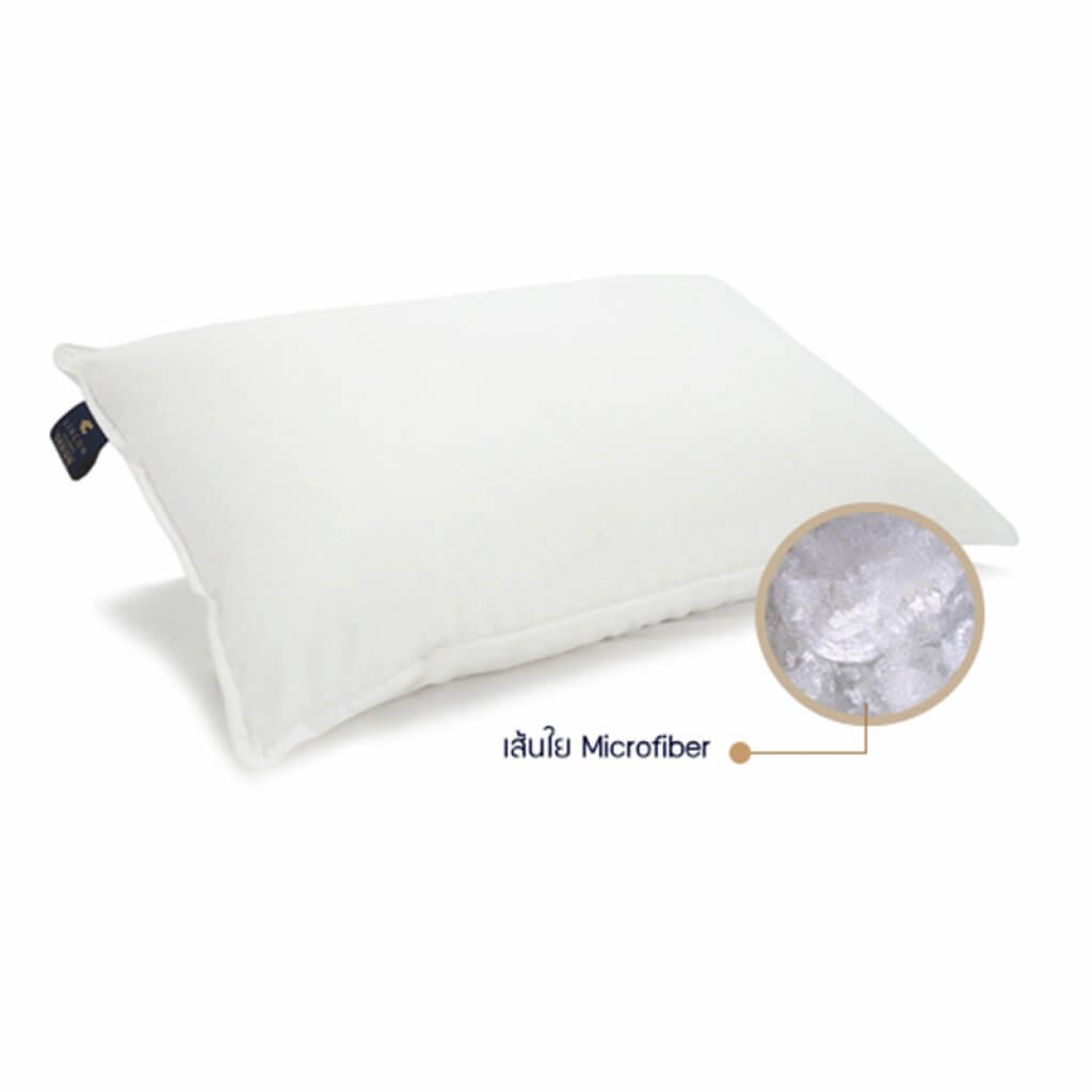 หมอนขนเป็ดเทียม 1800g. 24x35 inches