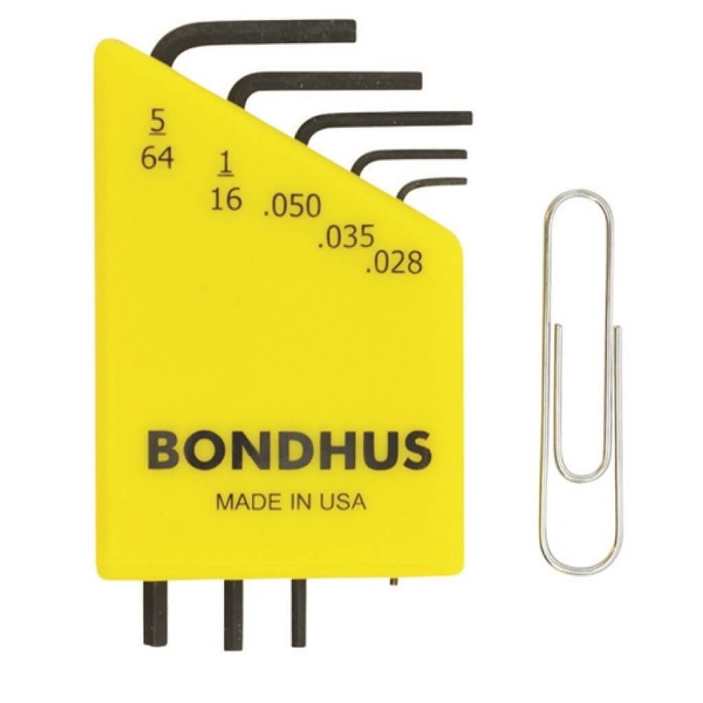 ชุดประแจหกเหลี่ยม-แบบเล็ก BONDHUS Miniature Set นิ้ว