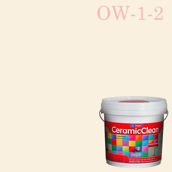 สีน้ำอะครีลิกกึ่งเงา OW-1-2 เบเยอร์เซรามิกคลีน Pale Blossom