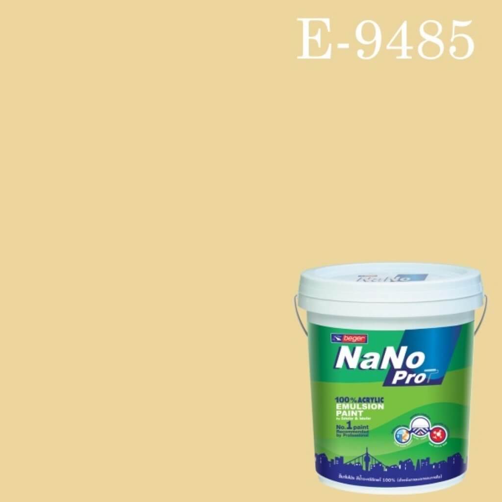 สีน้ำอะครีลิกนาโนโปร E-9485 Happy Ivory