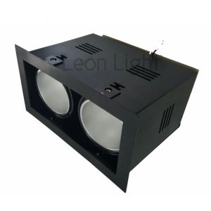 โคมไฟ DOWNLIGHT คู่แบบฝังฝ้า G-DL04 สีดำ