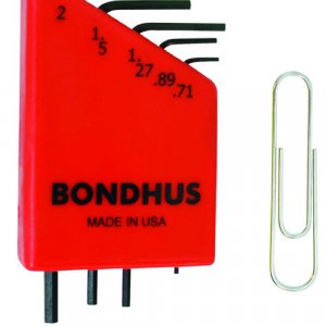 ชุดประแจหกเหลี่ยม-แบบเล็ก BONDHUS Miniature Set มิล