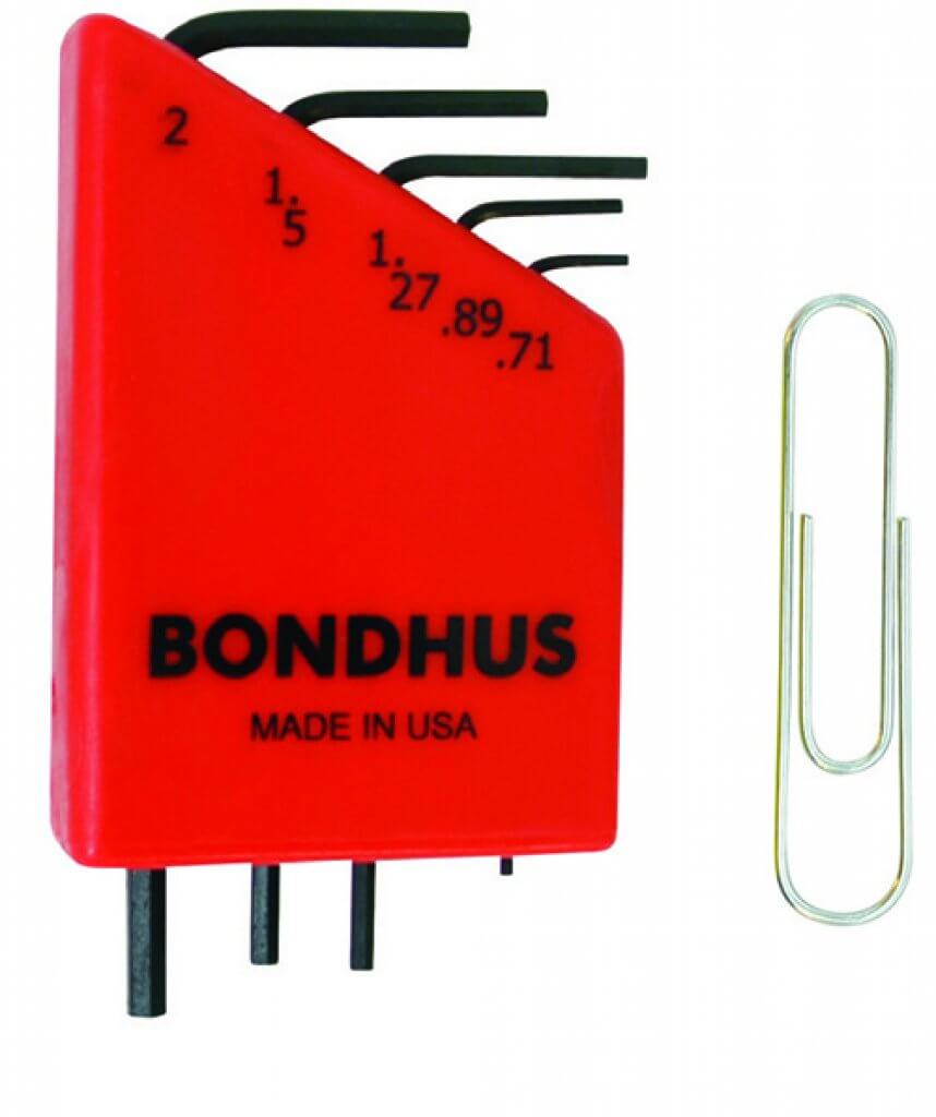 ชุดประแจหกเหลี่ยม-แบบเล็ก BONDHUS Miniature Set มิล