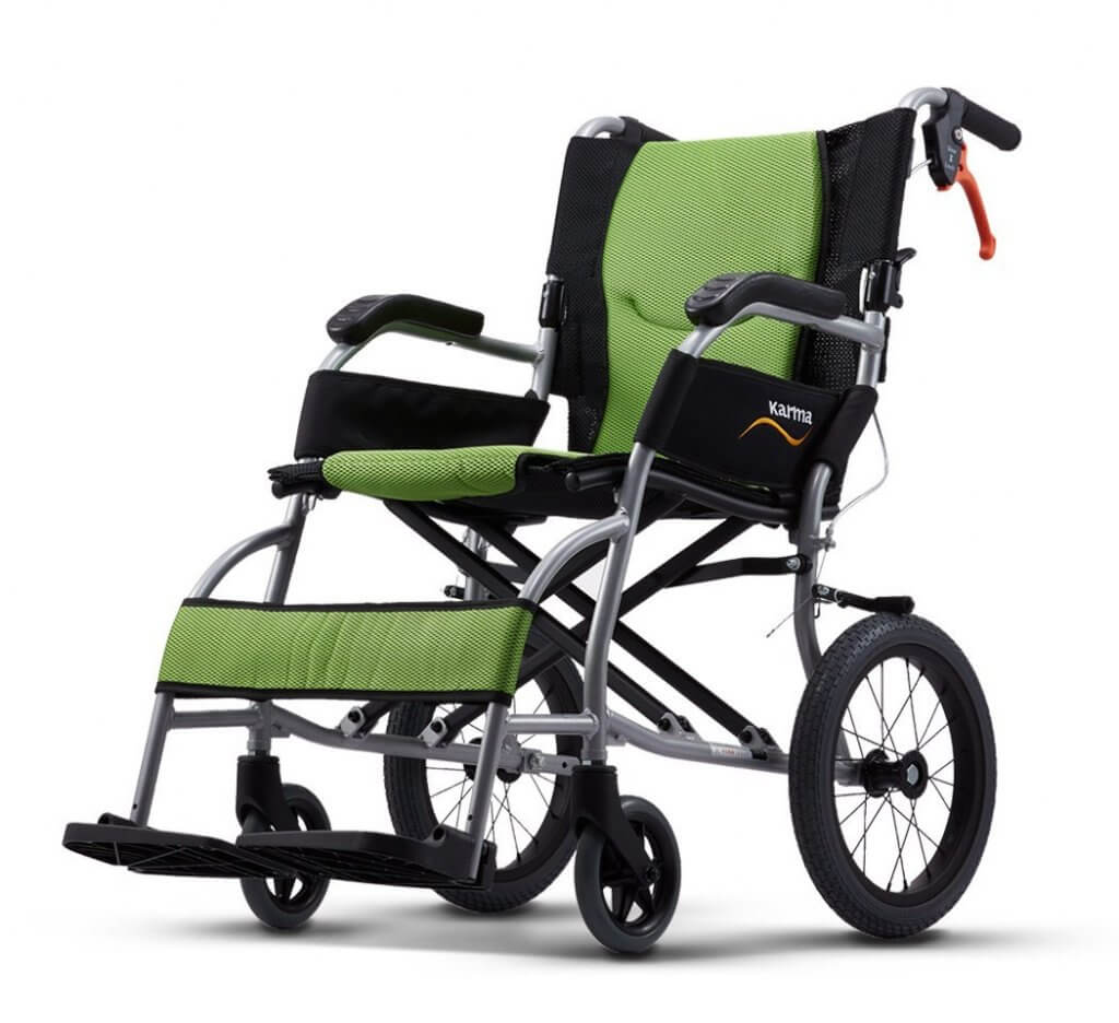 คาร์ม่า รถเข็นผู้ป่วย รุ่น Ergo lite สีเขียว