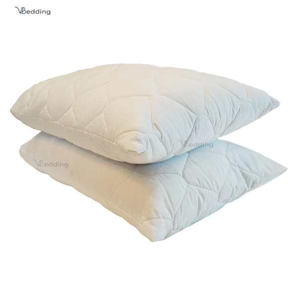 protector pillow ปลอกกันเปื้อนหมอน สวมง่าย บุใย เดินลายทั้งด้านในและด้านนอก นุ่มมาก ถอดซักได้ - Image 2