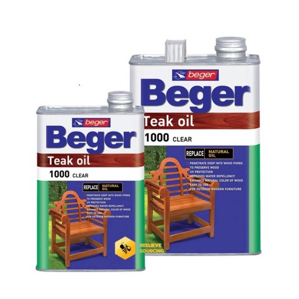 Beger Teak oil น้ำมันรักษาเนื้อไม้