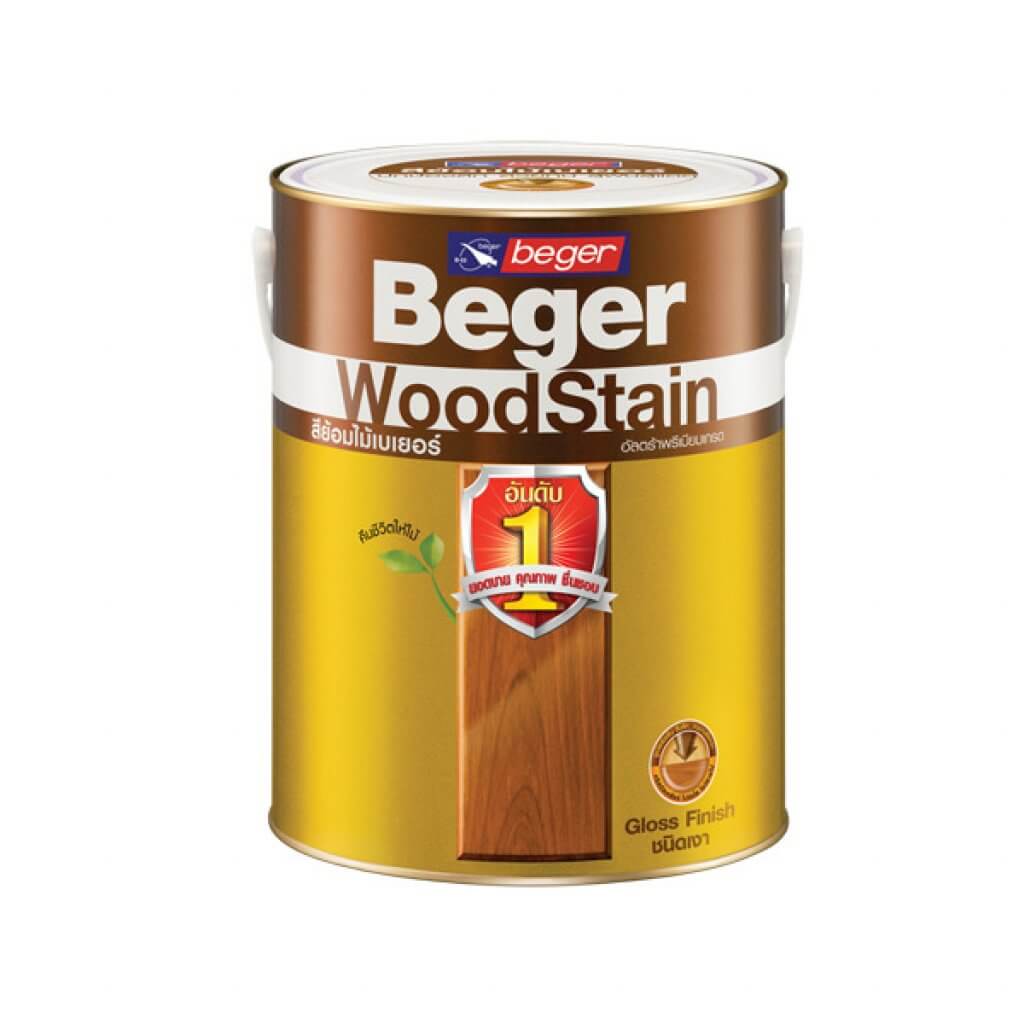 Beger WoodStain สีย้อมไม้วูดสเตน ชนิดเงา 1gl.