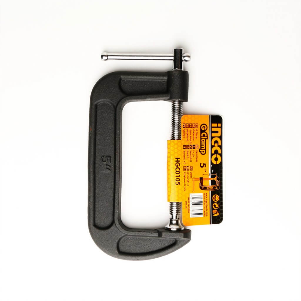 ปากกาจับชิ้นงาน ตัวซี G Clamp 5 Inch INGCO