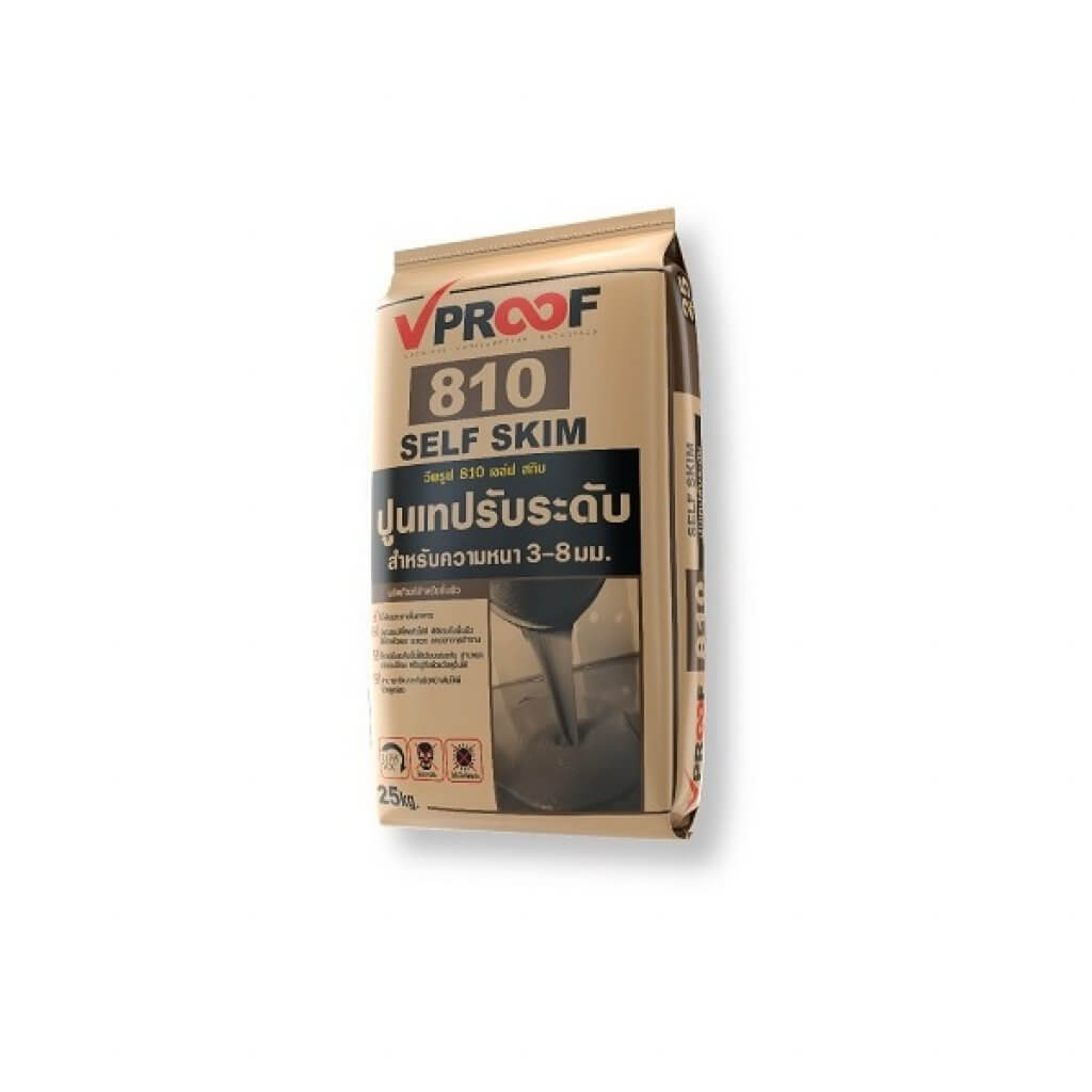 VPROOF 810 SELF SKIM ปูนเทปรับระดับ 25 กก.