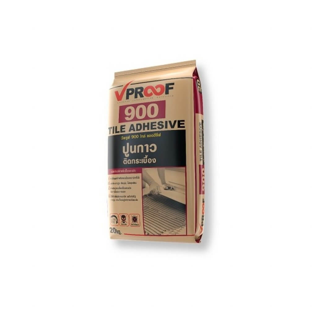 VPROOF 900 TILE ADHESIVE ปูนกาวซีเมนต์ 20 กก.