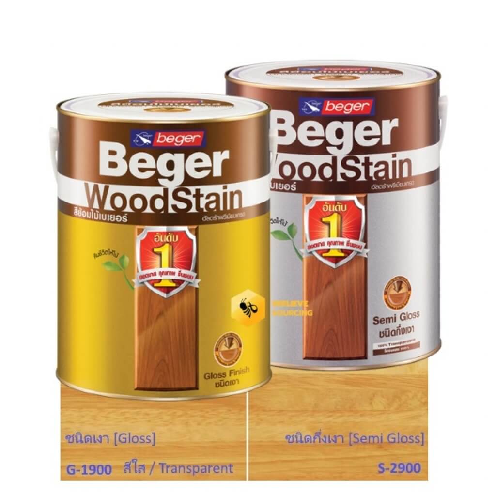 Beger WoodStain Transparent สีย้อมไม้